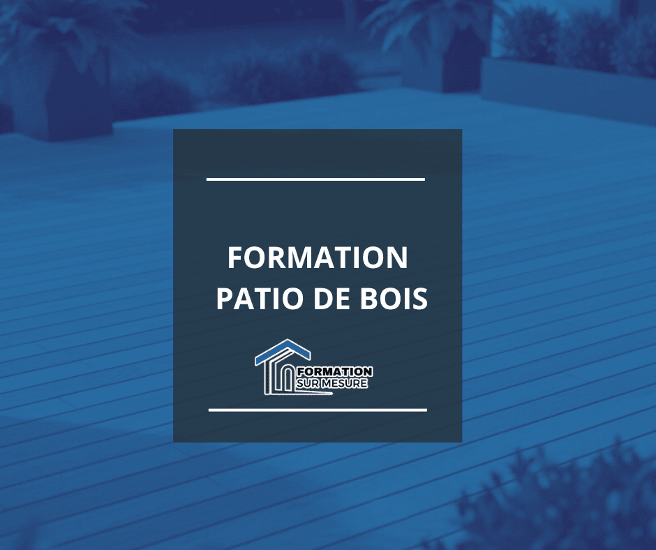 formation patio de bois image de la formation patio de bois à trois-rivières