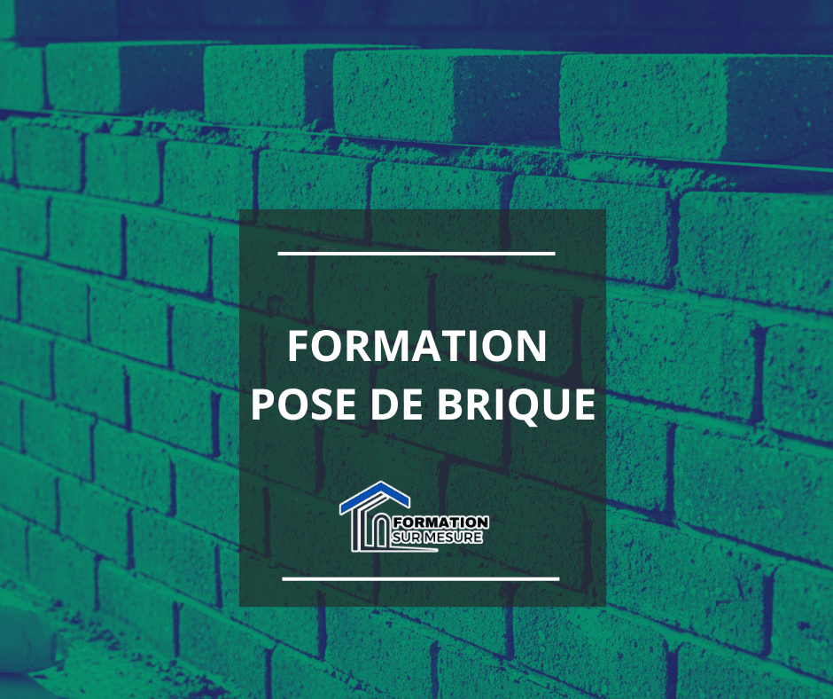 image de la formation pose de brique